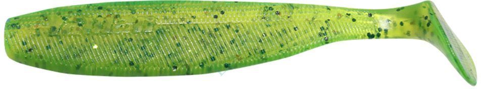 Виброхвост Yaman Pro Sharky Shad, р.3,75 inch, цвет #10 - Green pepper (уп 5 шт.)
