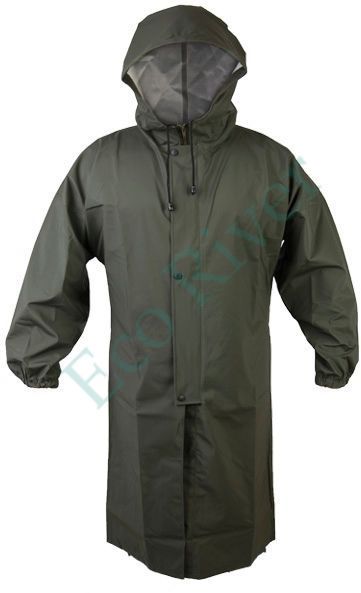 Куртка рыбацкая "ПластТрейд" удлиненная ПВХ 21(С)1500 р.56-58