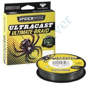 Леска плет. Spiderwire Ultracast 8 Carrier Green 0.12мм 150м 1363636