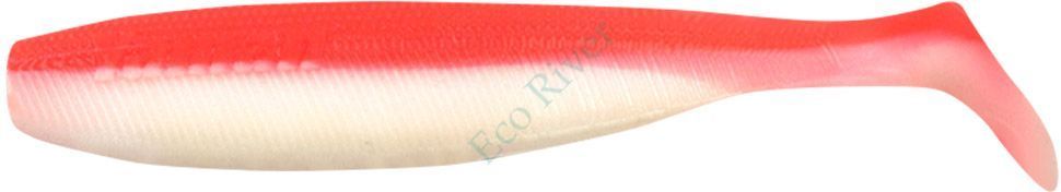 Виброхвост Yaman PRO Sharky Shad, р.3,75 inch, цвет #27 - Red White (уп 5 шт.)