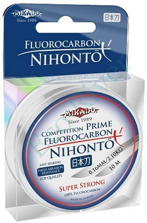 Леска Mikado Nihonto Fluorocarbon Prime 0.12 30м