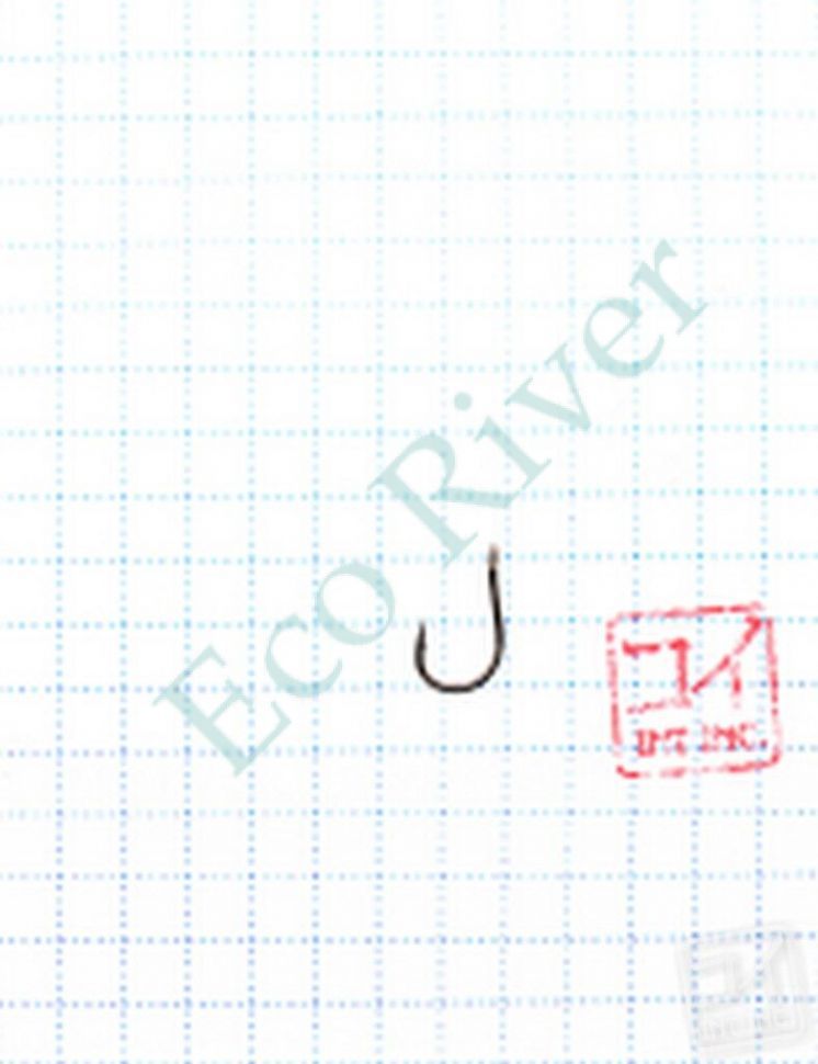 Крючок KOI CHINU-RING, размер 10 (INT)/0.8 (AS), цвет BN (10 шт.)/250/
