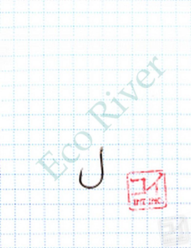 Крючок KOI CHINU-RING, размер 7 (INT)/2 (AS), цвет BN (10 шт.)/150/