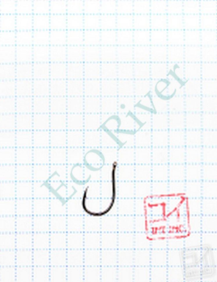 Крючок KOI CHINU-RING, размер 5 (INT)/4 (AS), цвет BN (10 шт.)/150/