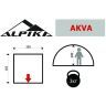 Палатка Alpika душ-туалет Akva