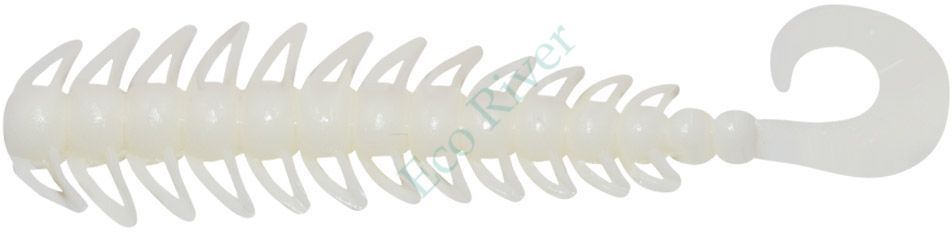 Твистер Yaman Pro Ruff, р.5 inch, цвет #01 - White (уп. 5 шт.)