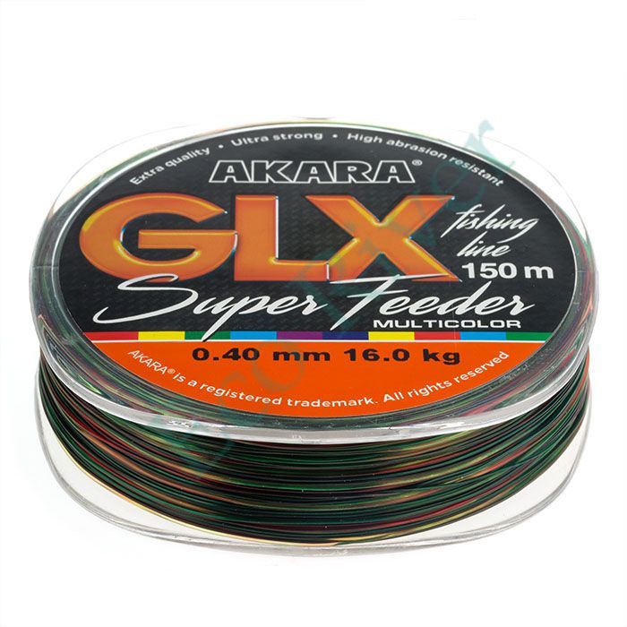 Леска Akara GLX Super Feeder 0.22 150м мультиколор