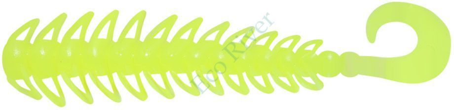 Твистер Yaman Pro Ruff, р.5 inch, цвет #02 - Chartreuse (уп. 5 шт.)