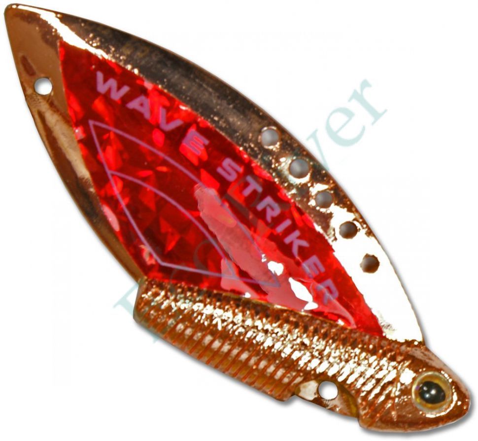 Блесна "KOSADAKA" Wave Striker 10г Copper/Red