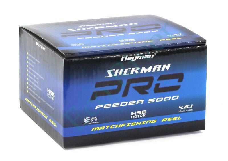 Катушка Flagman Sherman Pro Feeder 5000 вкручив. ручка SHSH5000