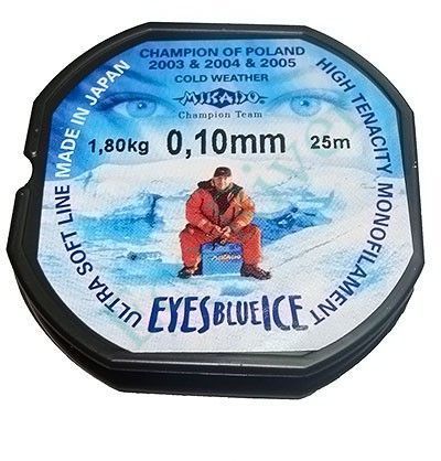 Леска Mikado Eyes Blue Ice 0.10 25м