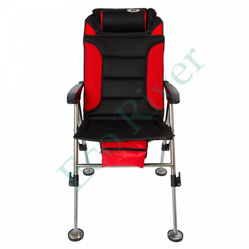 Кресло карповое Kyoda 70х50х42/90-110, цвет красный