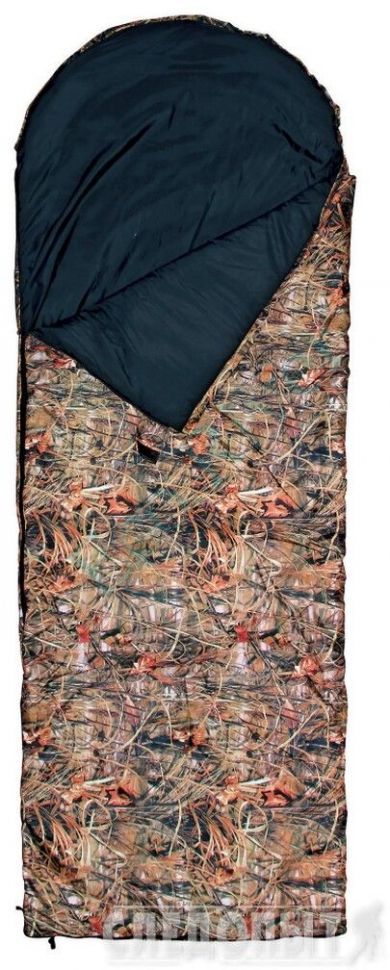 Спальный мешок-одеяло Defender left, 200+35х90, оксфорд-дюспо, 200г/м2, +20/+5, цв.сага