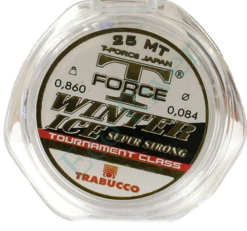 Леска Trabucco T-Force Winter Ice 0.084 25м