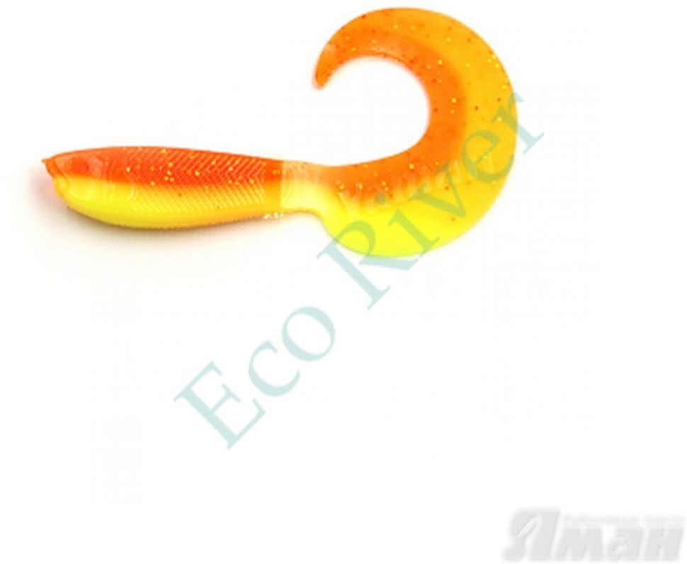 Твистер YAMAN Mermaid Tail, р.3 inch цвет #25 - Sunshine (уп. 10 шт.)