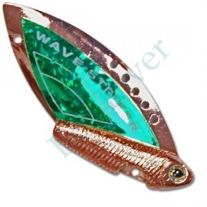 Блесна "KOSADAKA" Wave Striker 7г Copper/Green