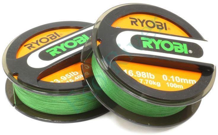 Леска плет. "RYOBI" Excia Green 4*PE 0.20 17.5кг 100м