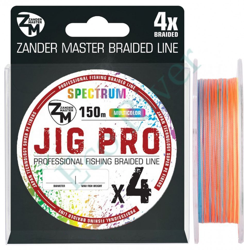 Плетеный шнур Zander Master Jig Pro 0.14 150м multi