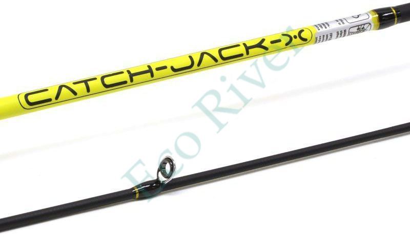 Спиннинг штекерный карбоновый Namazu Pro "Catch-Jack-X" IM8, 2,1 м, тест 5-25 г/25/