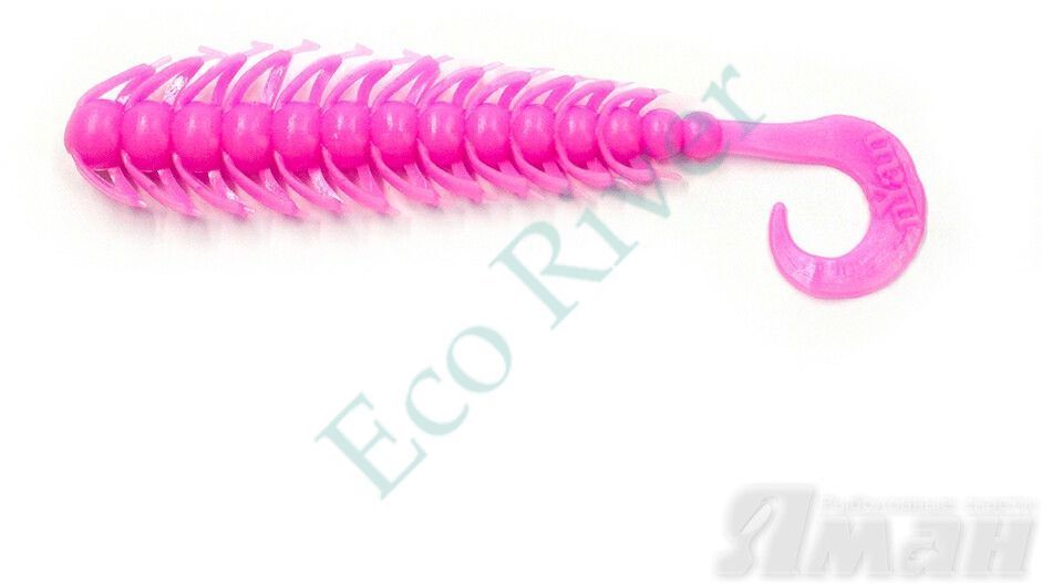 Твистер YAMAN Ruff, р.4 inch, цвет #11 - Pink (уп. 5 шт.)