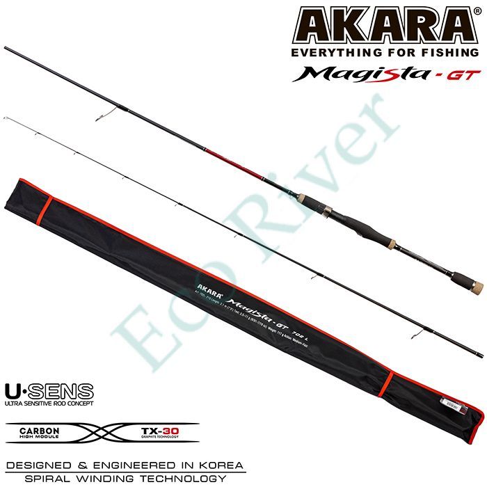 Спиннинг Akara Magista GT 2.48м 2.5-11г 822L-248