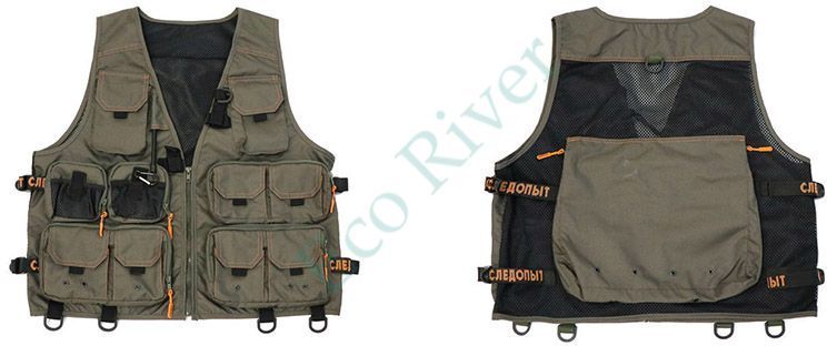 Жилет рыболовный Следопыт Fishing Mesh Vest Backpack, р. XL/10/