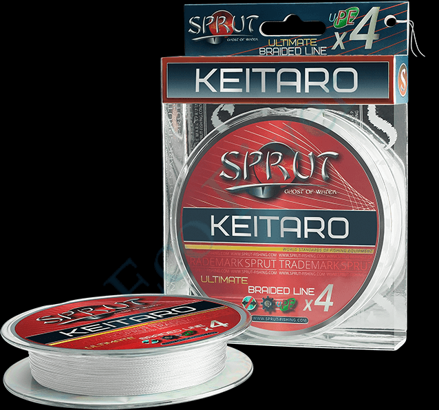 Плетеный шнур Sprut Keitaro Ultimate X4 cristal white 0.18 140м