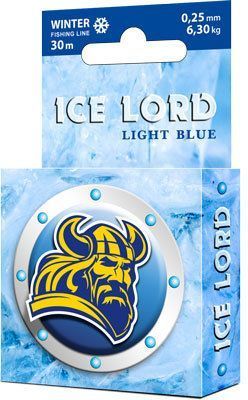 Леска зимняя Ice Lord light Blue 0,10mm 30m