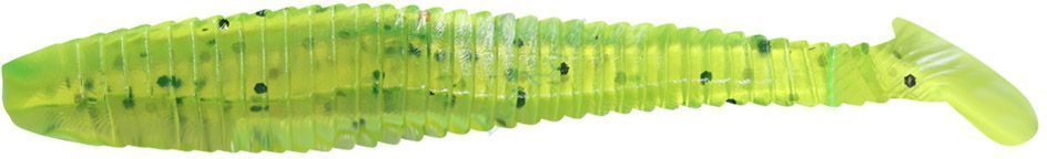 Виброхвост Yaman Pro Flatter Shad, р.4 inch, цвет #10 - Green pepper (уп. 5 шт.)