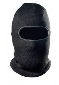 Шапка-маска TR 1068 1 отверстие вязаная черная
