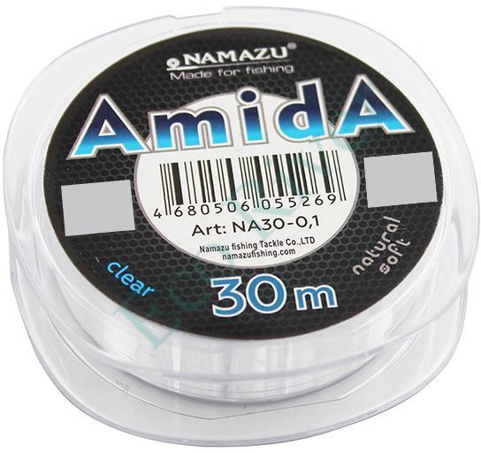 Леска Namazu Amida, L-30 м, d-0,12 мм, test-2,20 кг, прозрачная (уп. 10 шт.)/600/