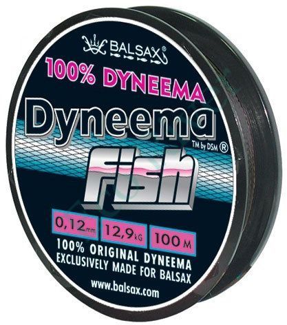 Леска плет. "BALSAX" Dyneema Fish Black 0.08 100 м