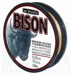 Леска плет. "BALSAX" Dyneema Bison Black 0.10 100м