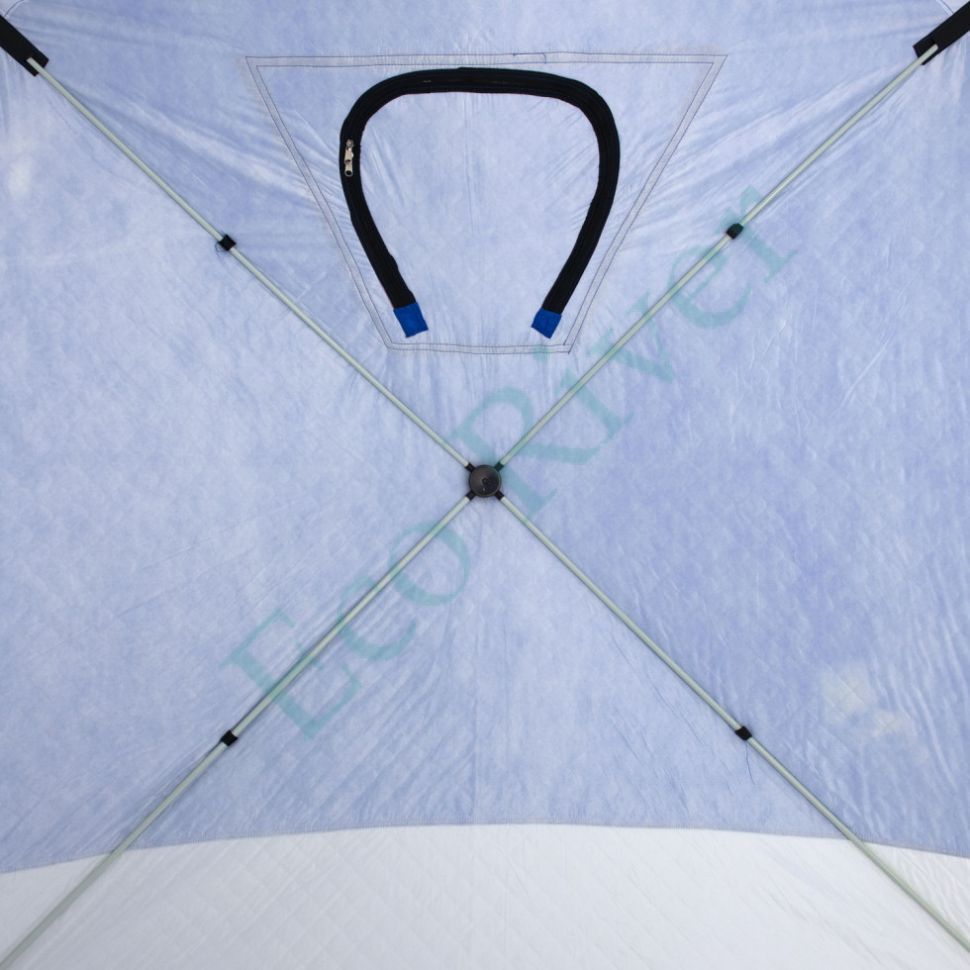 Палатка Куб Condor зимняя утепленная 2,2 х 2,2 х 2,15 синий/белый