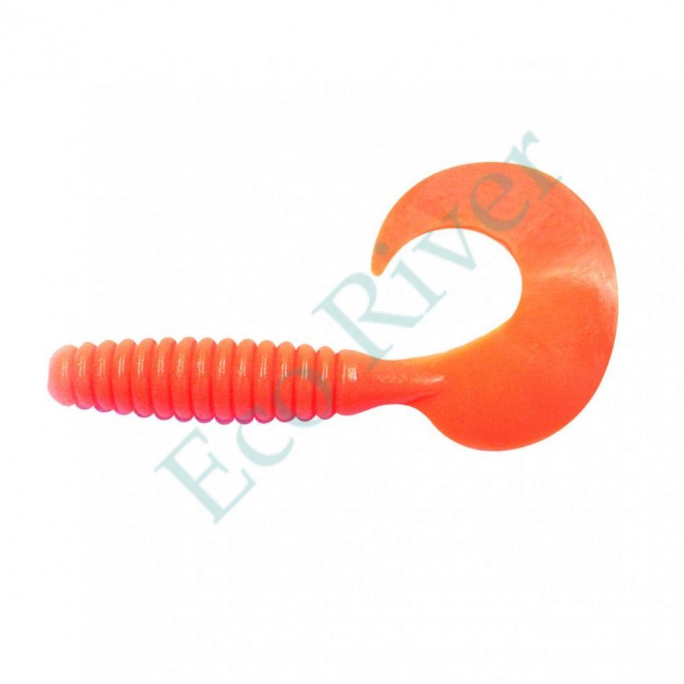 Твистер Yaman Pro Spiral, р.4 inch, цвет #03 - Carrot gold flake (уп.5шт)