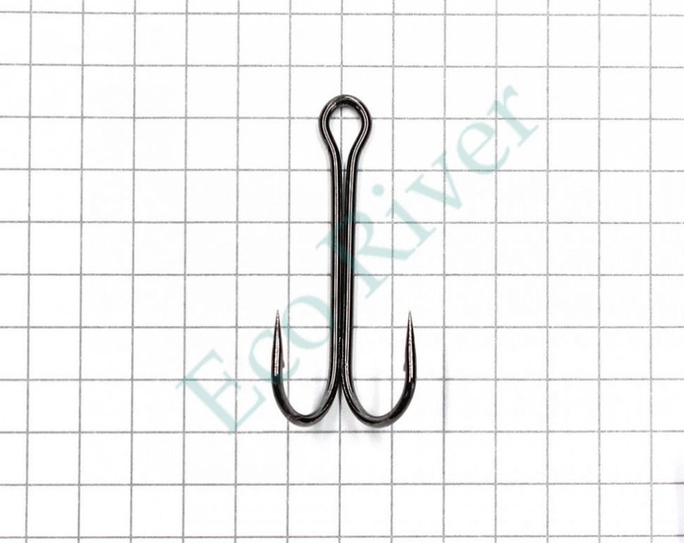 Крючок Namazu Double Hook Long, размер 2 (INT), цвет BN, двойник (50 шт.)/300/