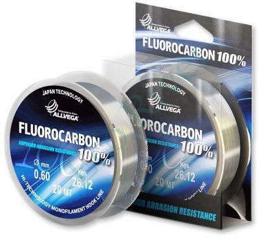 Леска "ALLVEGA" FX Fluorocarbon 0.60 20м