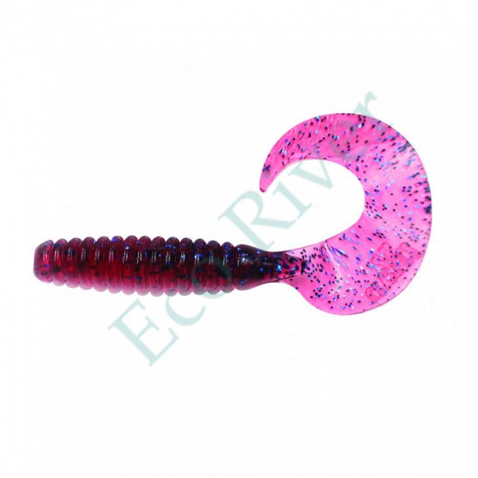 Твистер Yaman Pro Spiral, р.4 inch, цвет #04 - Grape (уп.5 шт)