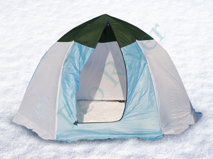 Палатка зимняя "СТЭК" 4-местная с дышащим верхом (алюм.крепеж)