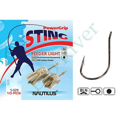 Крючок Nautilus Sting Feeder Light S-029BLN №14 10шт