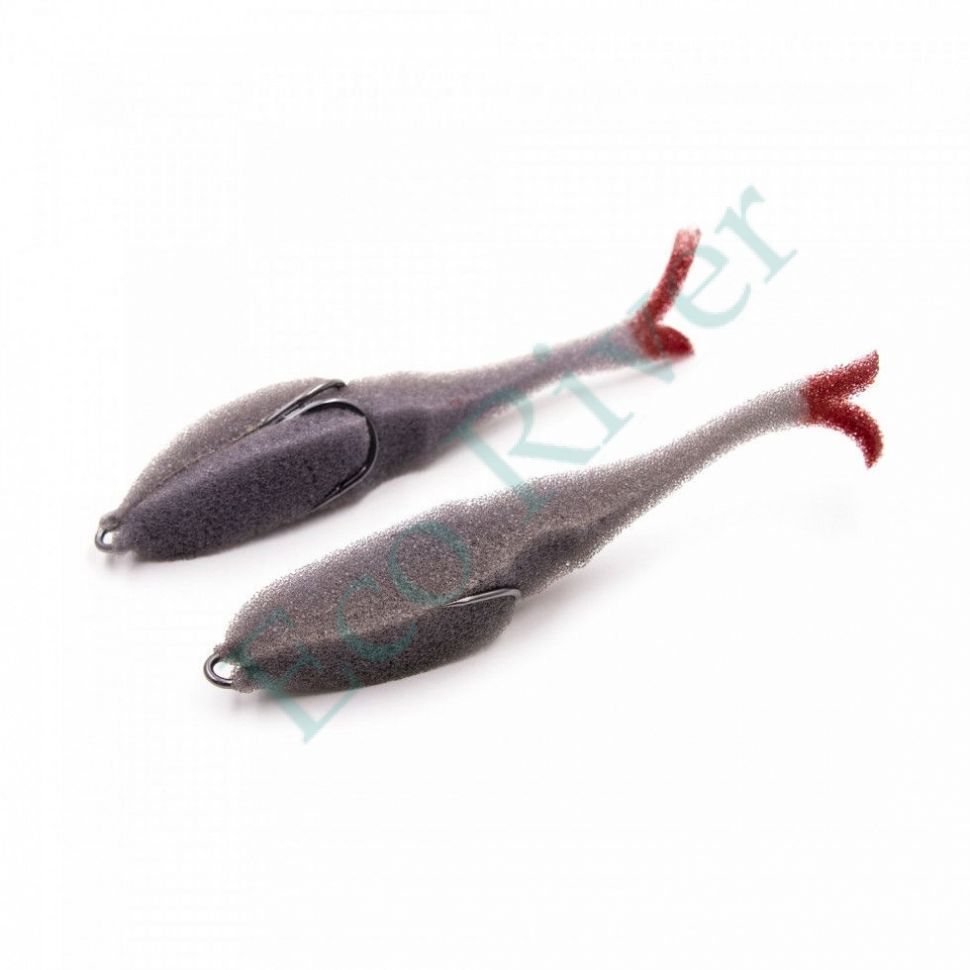 Поролоновая рыбка YAMAN Devious Minnow на двойнике, р. 120 мм, цвет 14 (5 шт.)