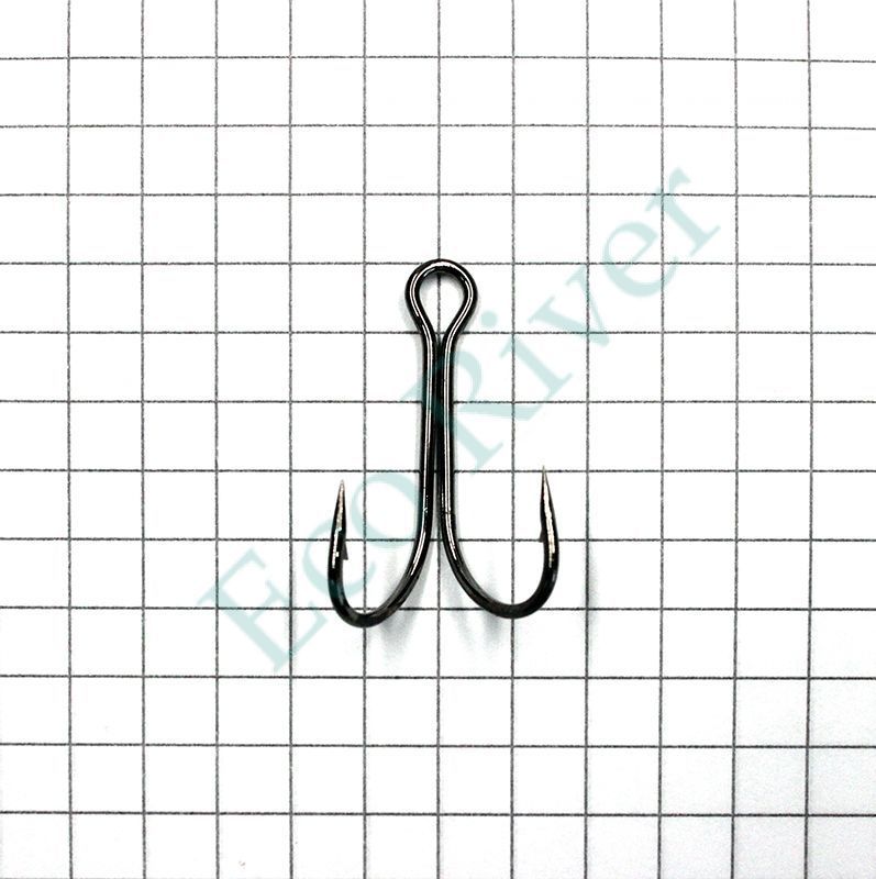 Крючок Namazu Double Hook, размер 4 (INT), цвет BN, двойник (50 шт.)/400/