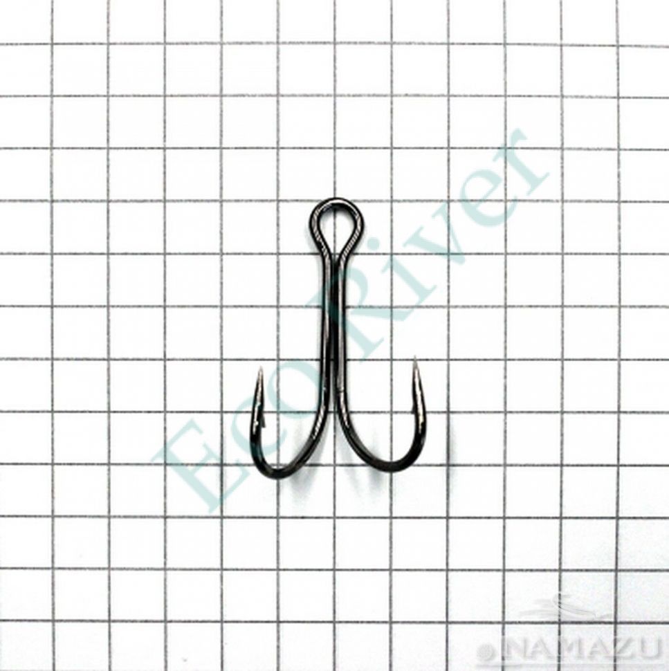 Крючок Namazu Double Hook, размер 4 (INT), цвет BN, двойник (50 шт.)/400/