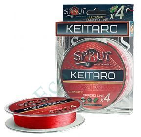 Леска плетенка Sprut Keitaro Ultimate X 4 Hot Red 0.12 140м