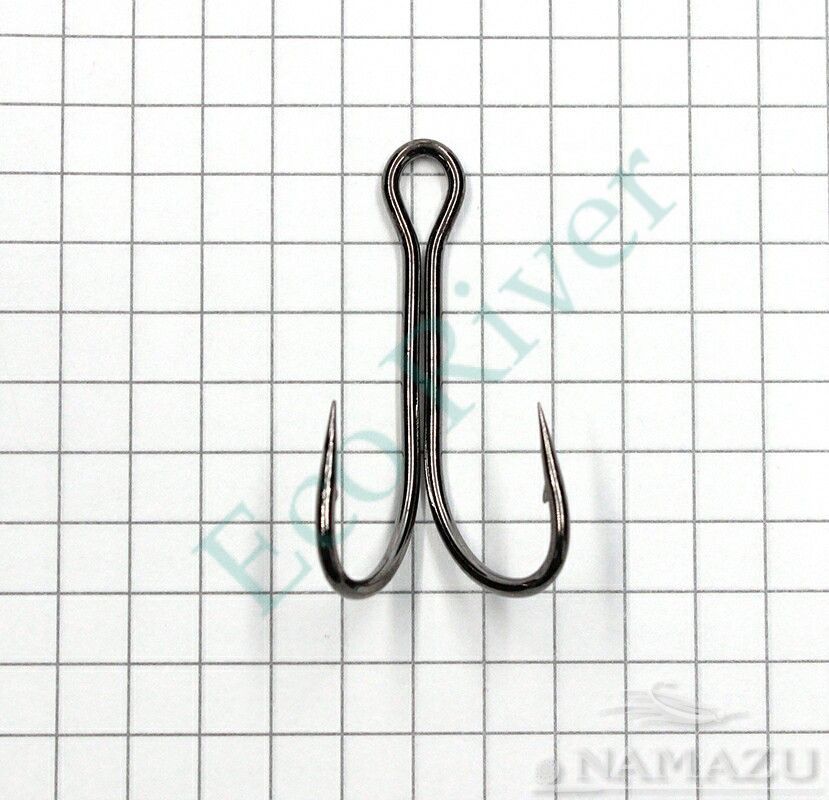 Крючок Namazu Double Hook, размер 1/0 (INT), цвет BN, двойник (50 шт.)/300/