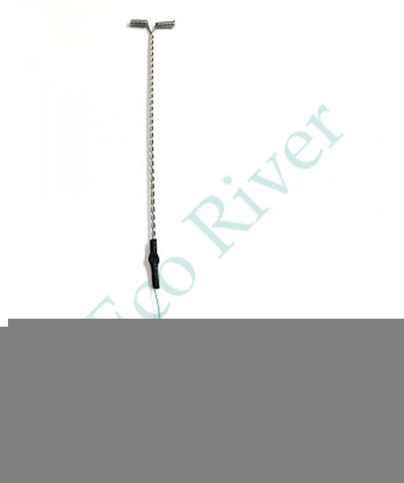 Оснастка фидерная Яман Отвод оснащёный, отвод 12 см, плетеный шнур 0,15 мм, крючок №4 Chinu Ring (