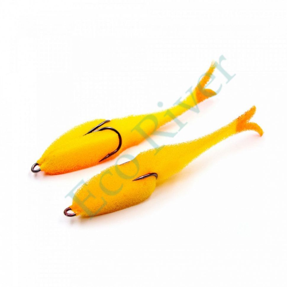 Поролоновая рыбка YAMAN Devious Minnow на двойнике, р. 120 мм, цвет 20 UV (5 шт.)