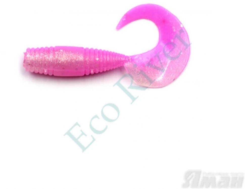 Твистер YAMAN Spry Tail, р.1,5 inch цвет #29 - Pink Pearl (уп. 10 шт.)