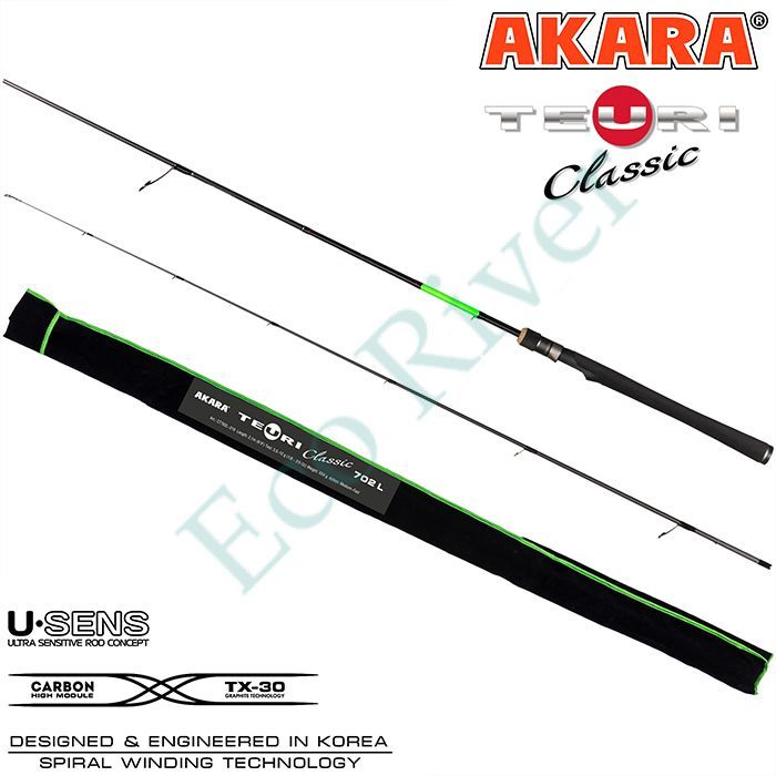 Спиннинг Akara Teuri TX-30 2.44м 3.5-12г S802L-244