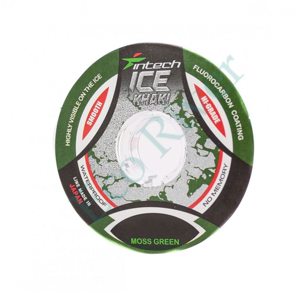 Леска Intech Ice Khaki moss green 0.165 50м